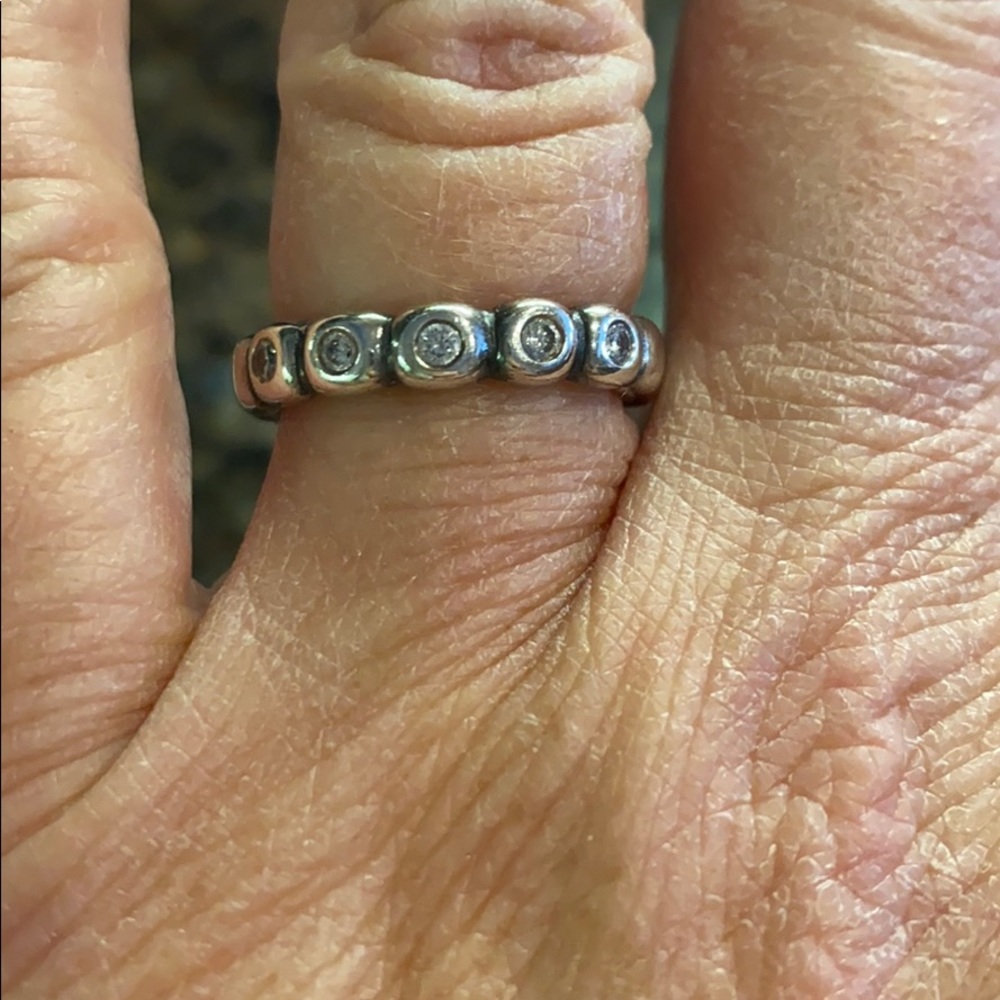 Pandora Retired CZ Ring
